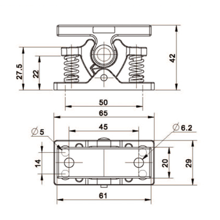 Wbudowana wytrzymała klamra z wtyczką-C9301-5