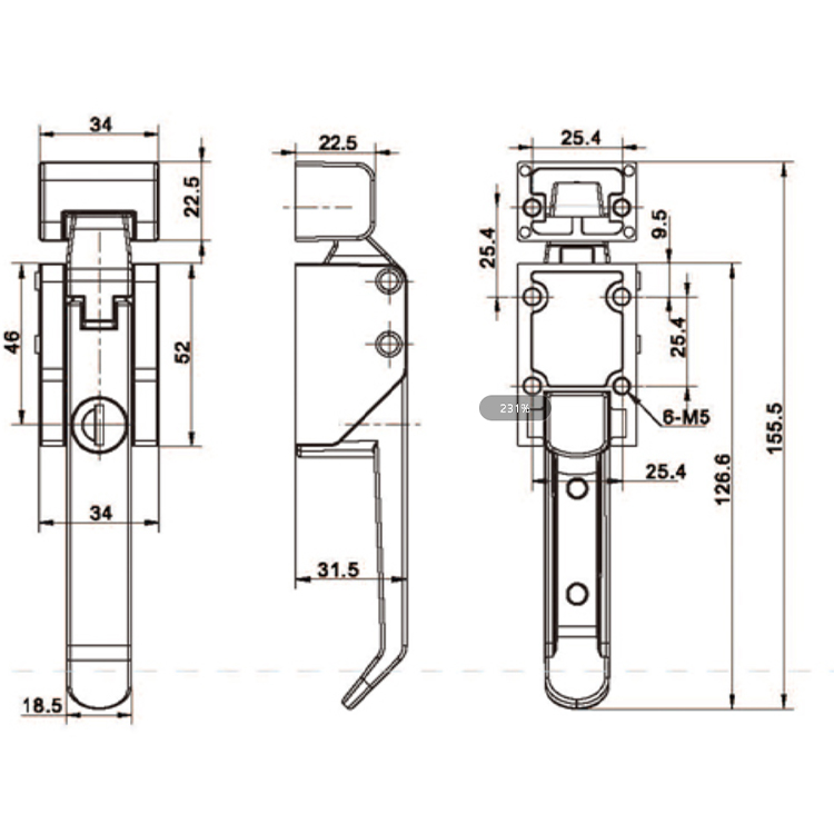 Klamra zaciskowa typu Push-C9401-1