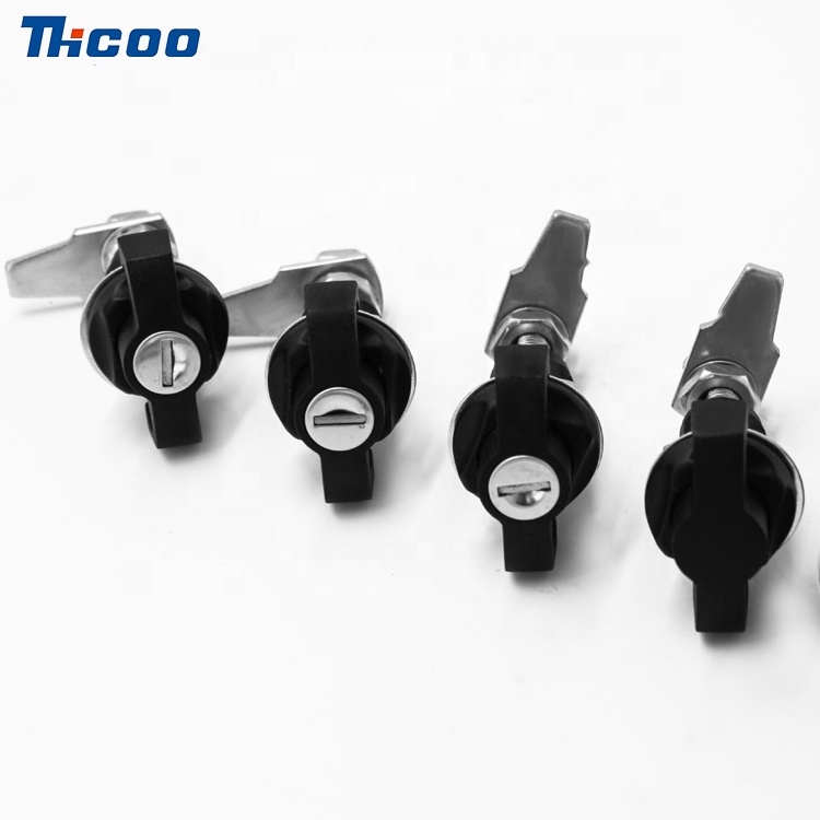 Uchwyt w kształcie skrzydła Blokada typu kłódki Regulowana blokada języka obrotowego-A6073